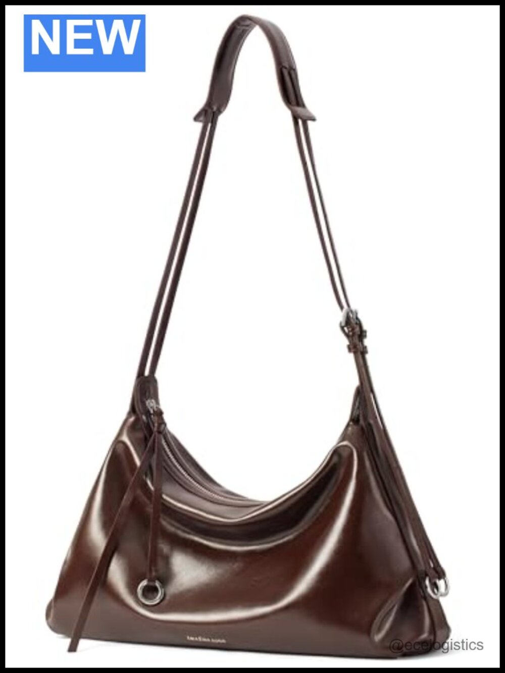 Soft Leather Hobo Crossbody Bag Lightweight Shoulder Purse Women's